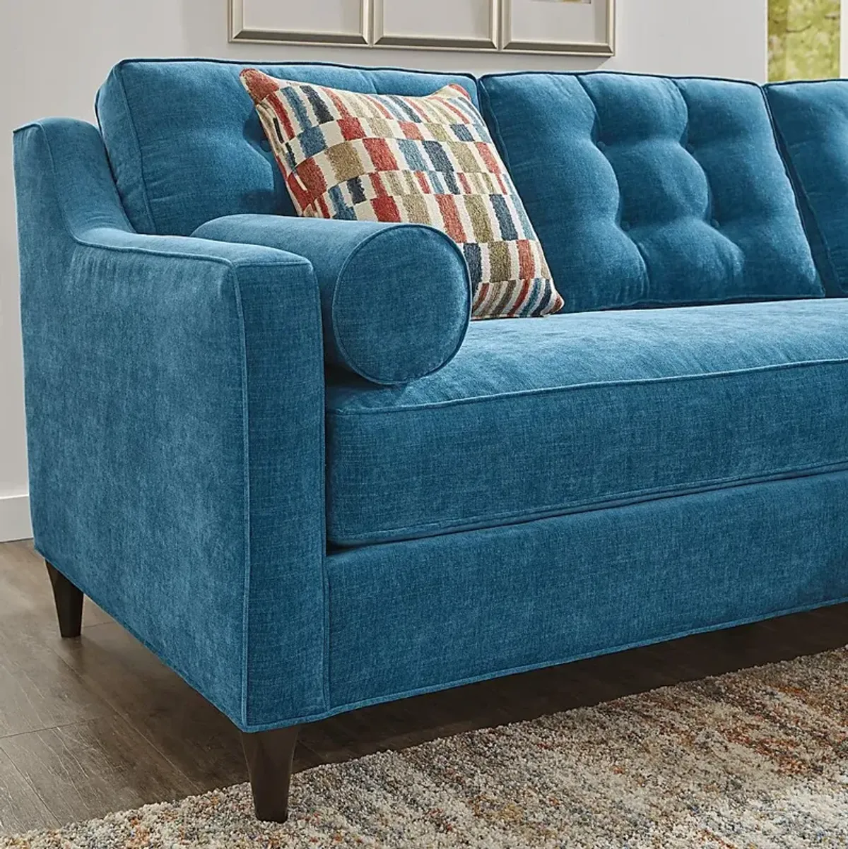 Hanover Ocean Chenille Chaise Sofa