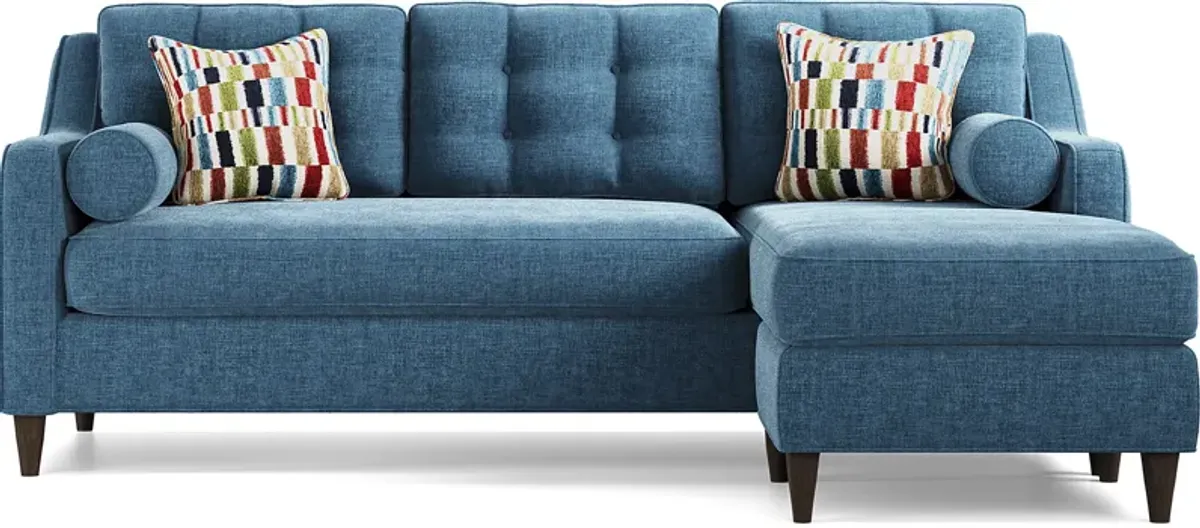 Hanover Ocean Chenille Chaise Sofa