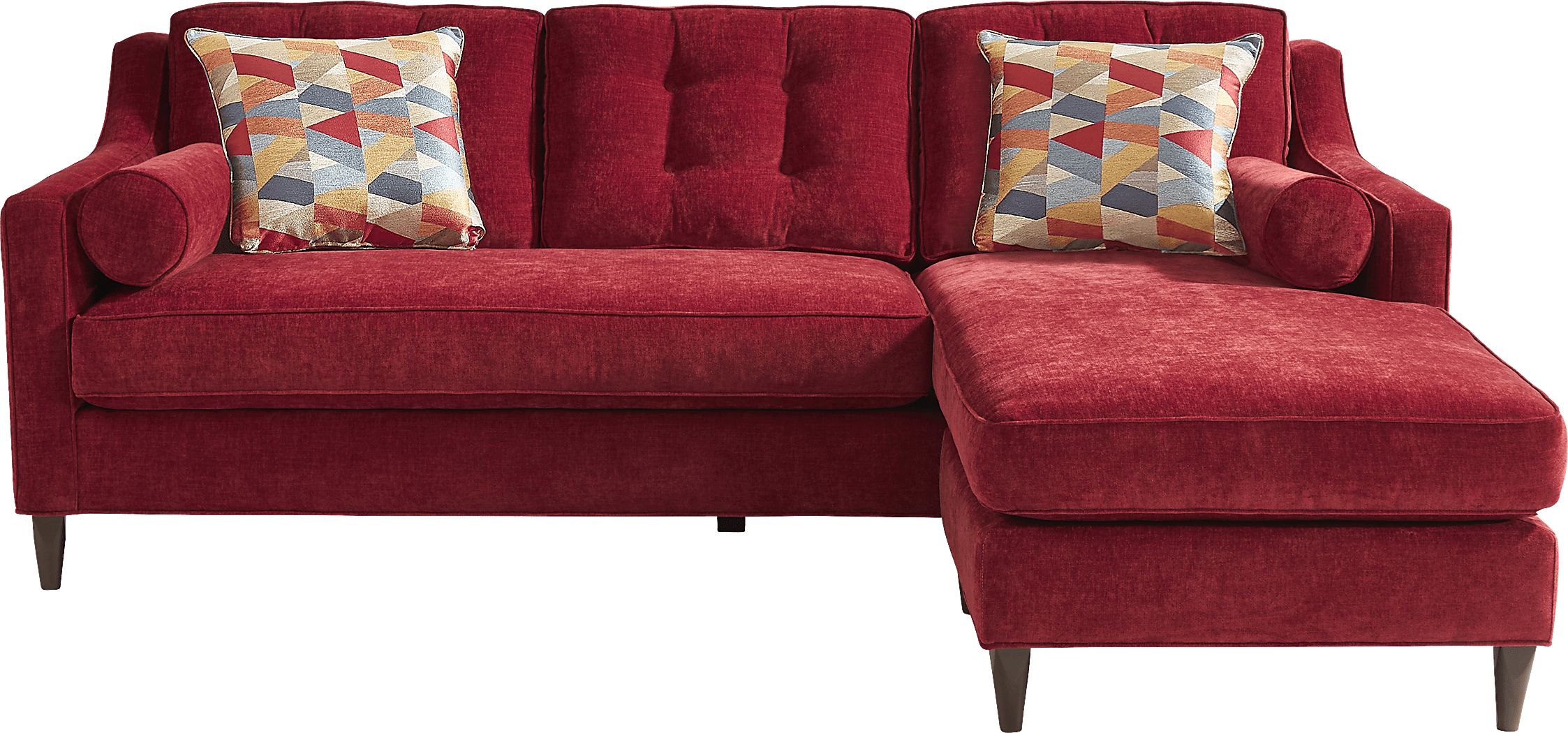 Hanover Ruby Chenille Chaise Sofa