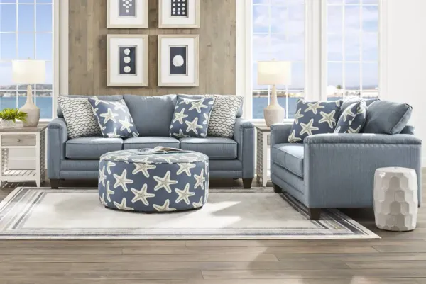Brightwater Marine 7 Pc Living Room