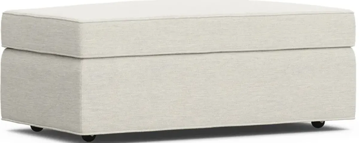 Bellingham Ivory Storage Ottoman