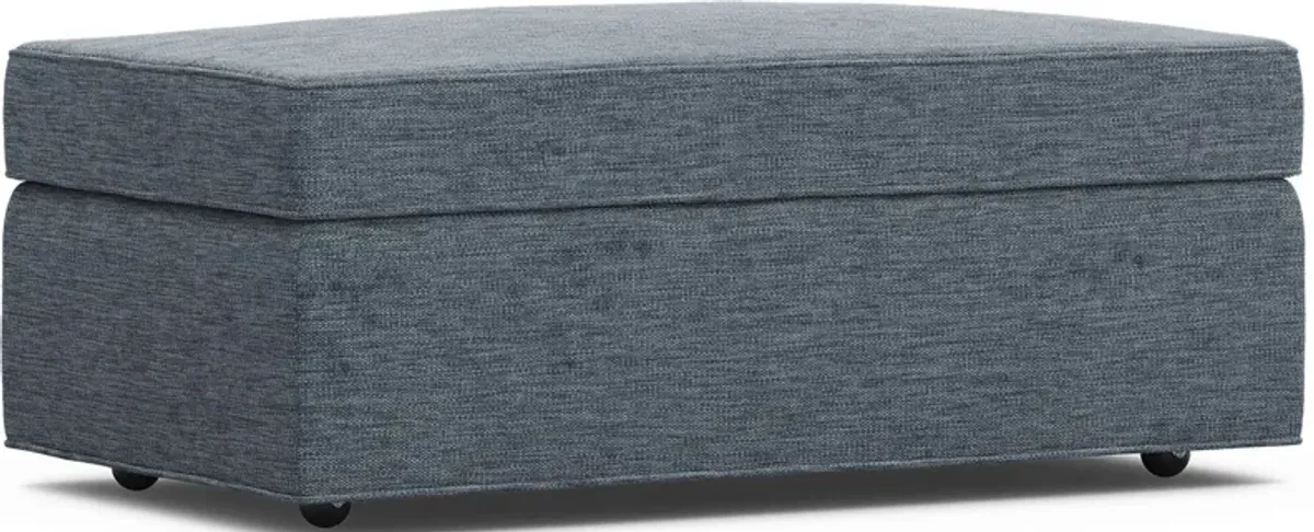Bellingham Indigo Storage Ottoman