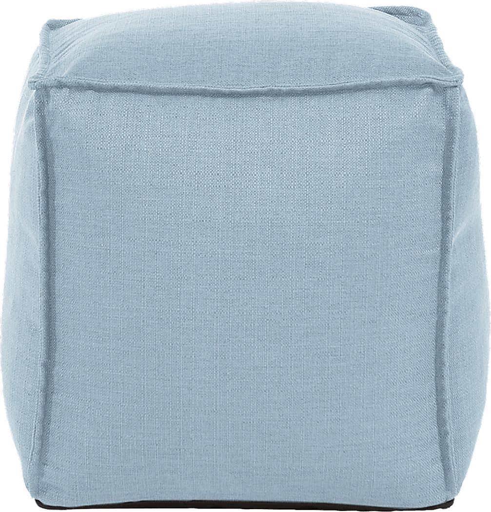 Olney Blue Pouf