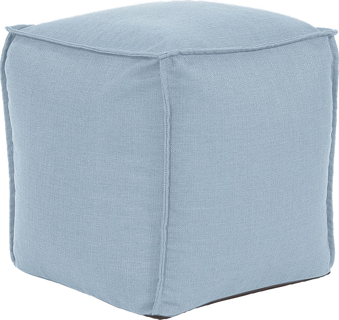 Olney Blue Pouf