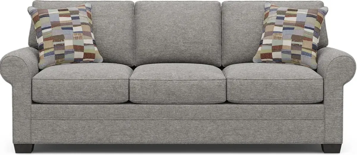 Bellingham Gray Textured Gel Foam Sleeper Sofa