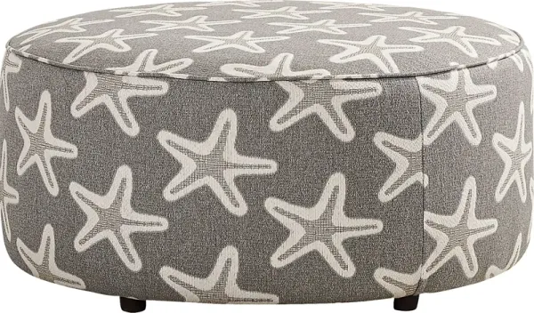 Brightwater Gray Cocktail Ottoman
