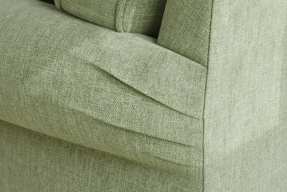 Bellingham Celadon Textured Chenille Gel Foam Sleeper Sofa