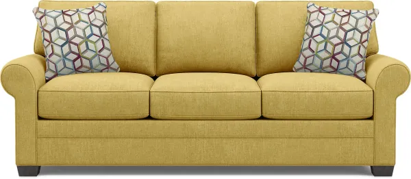 Bellingham Sunflower Textured Chenille Gel Foam Sleeper Sofa