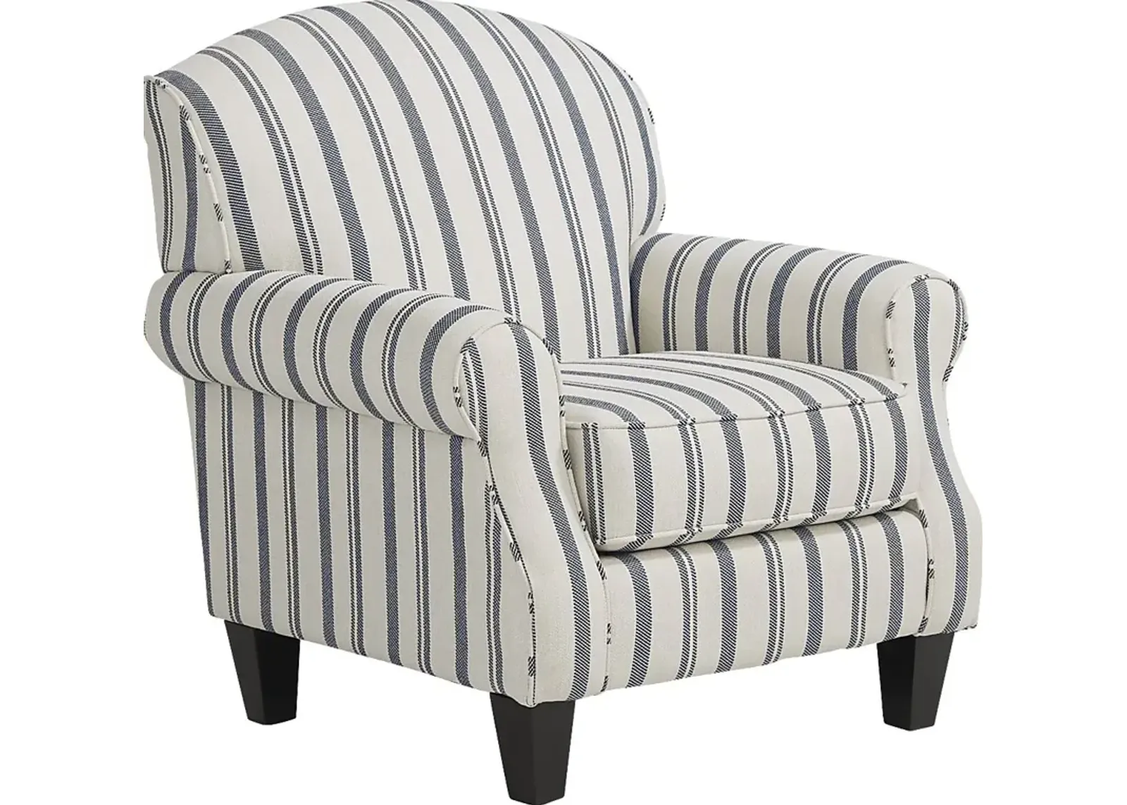 Beachfront Striped Accent Chair