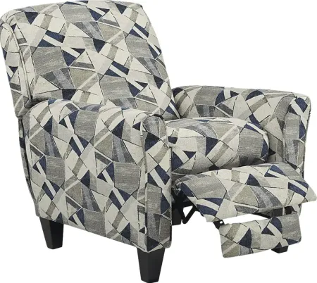Sandia Heights Gray Accent Pushback Recliner