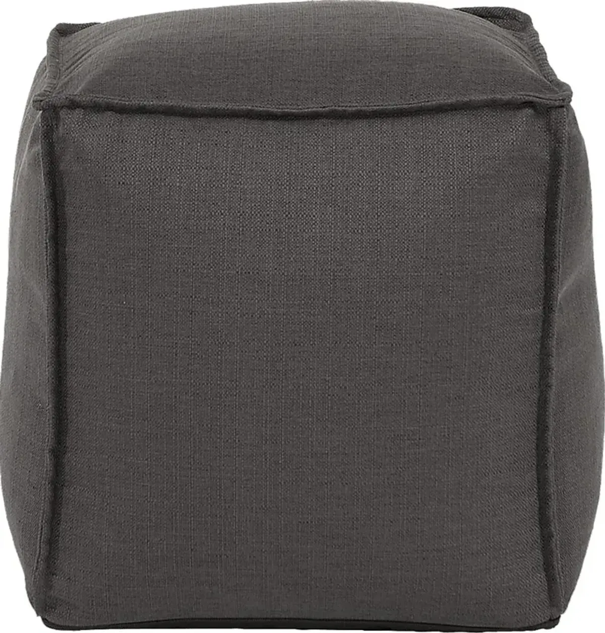 Olney Gray Pouf