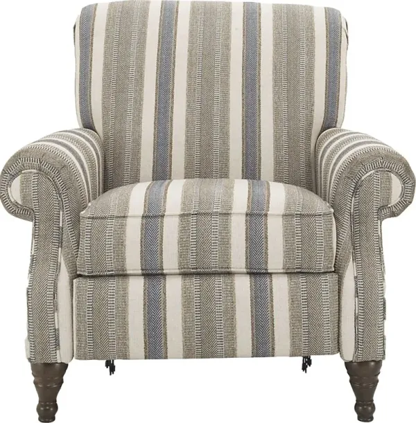 Mansfield Linen Push Back Recliner