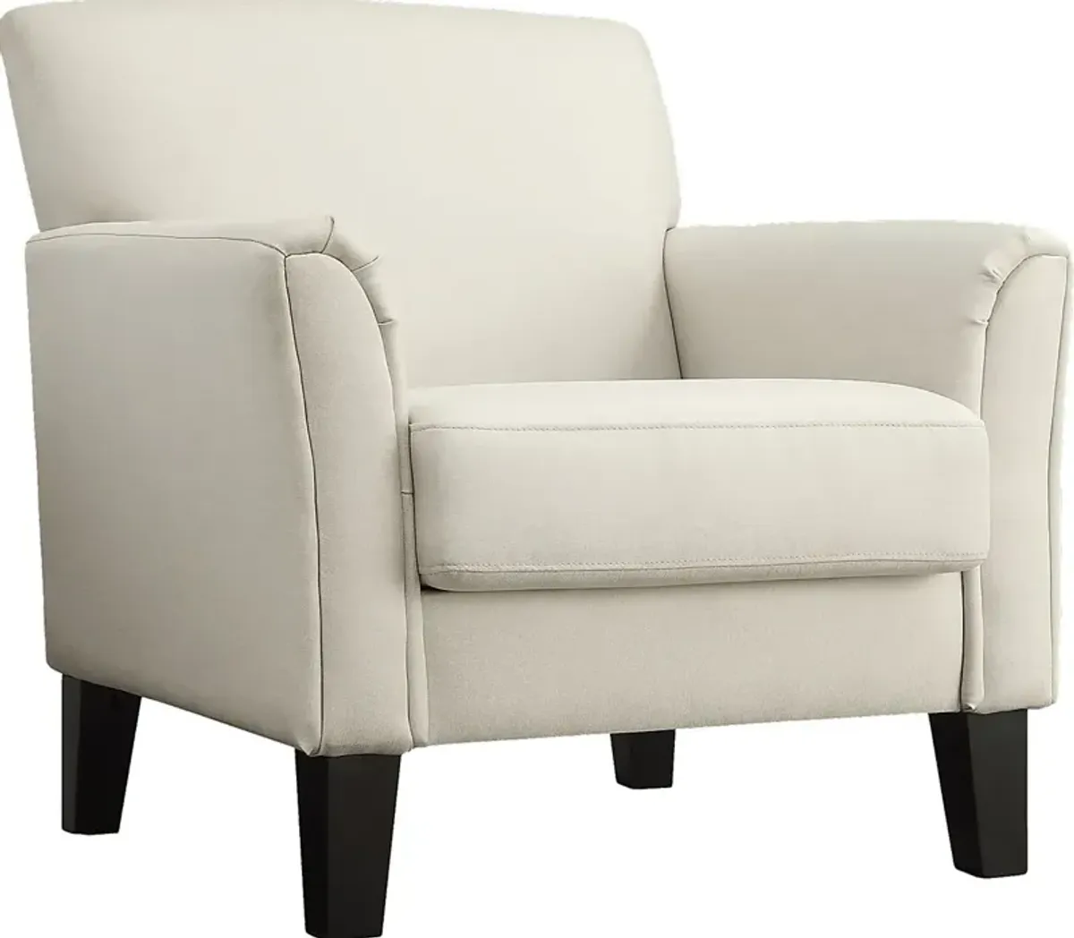 Hawley White Accent Chair