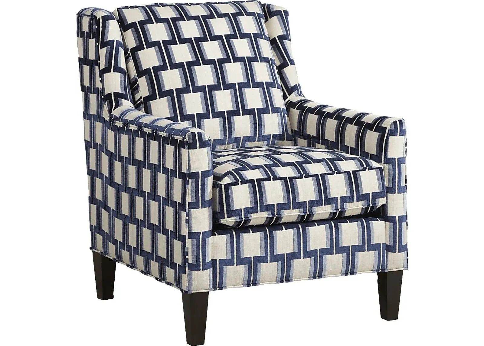 Cindy Crawford Home Asher Place Blue Accent Chair