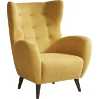 Happner Yellow Accent Chair