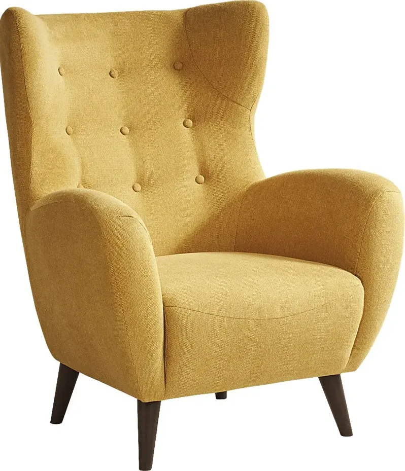 Happner Yellow Accent Chair