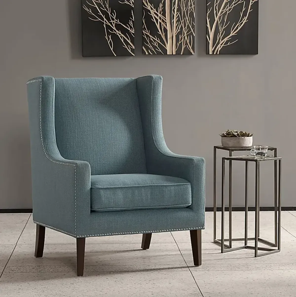 Addington Blue Accent Chair