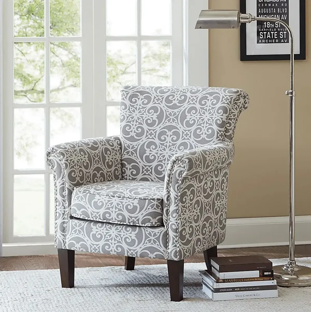 Parwood Gray Accent Chair