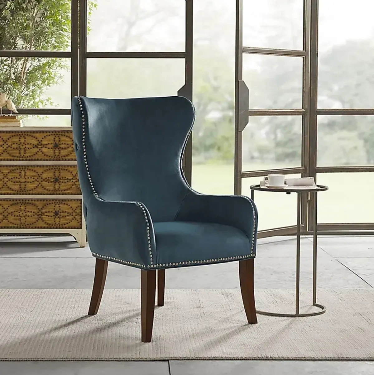 Brittmore Blue Accent Chair