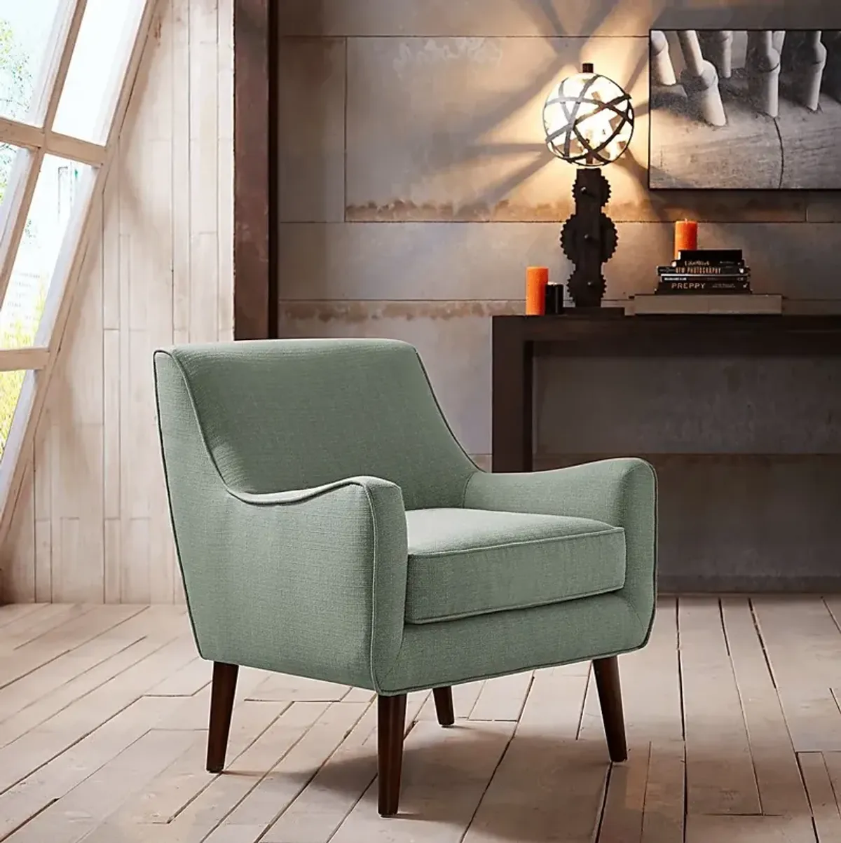 Frostwood Seafoam Accent Chair