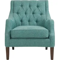 Parknoll Teal Accent Chair