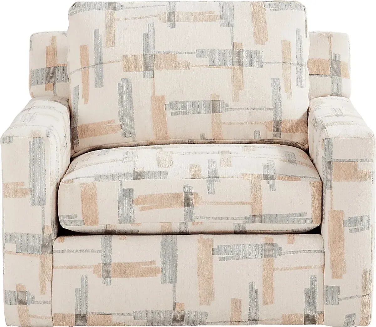 Channel Park Beige Swivel Chair