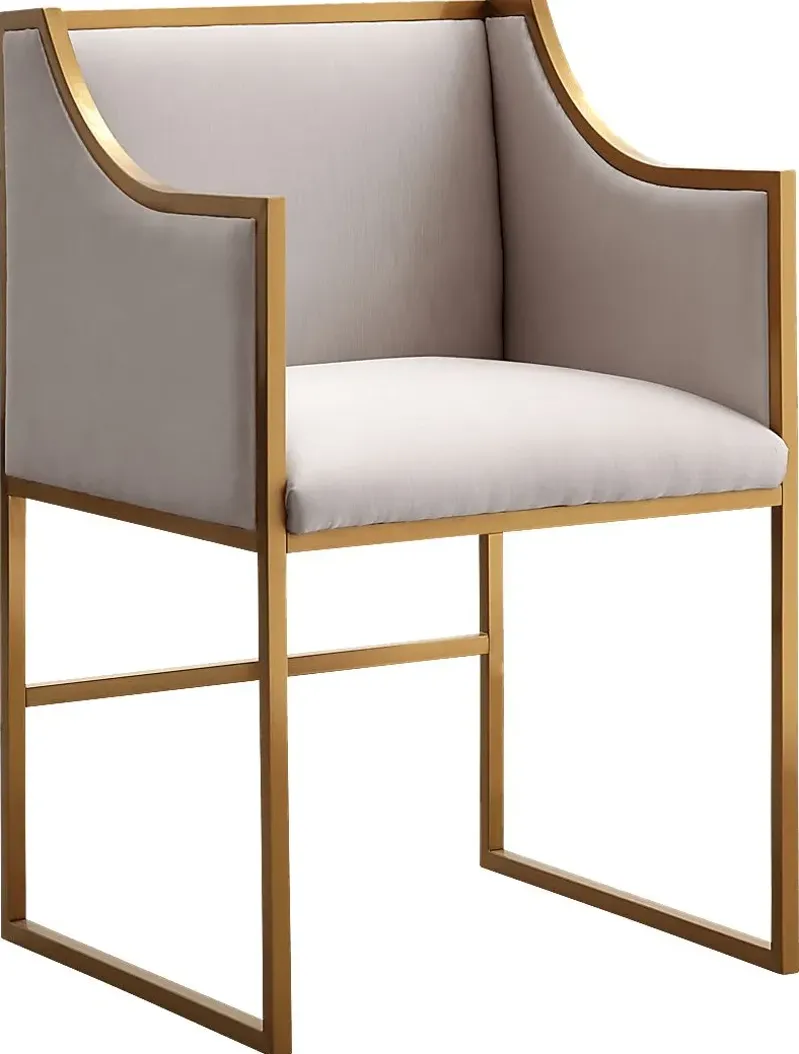 Atara Beige Accent Chair