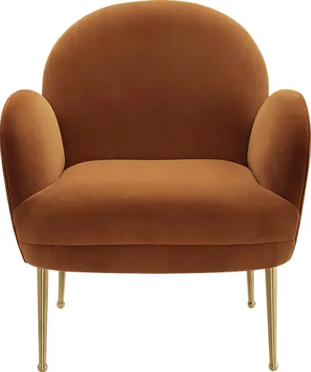 Baffi Cognac Accent Chair