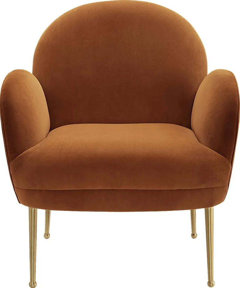 Baffi Cognac Accent Chair