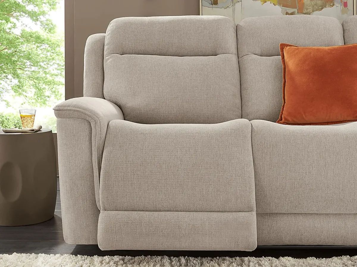 Meadow Park Cement 5 Pc Dual Power Reclining Living Room