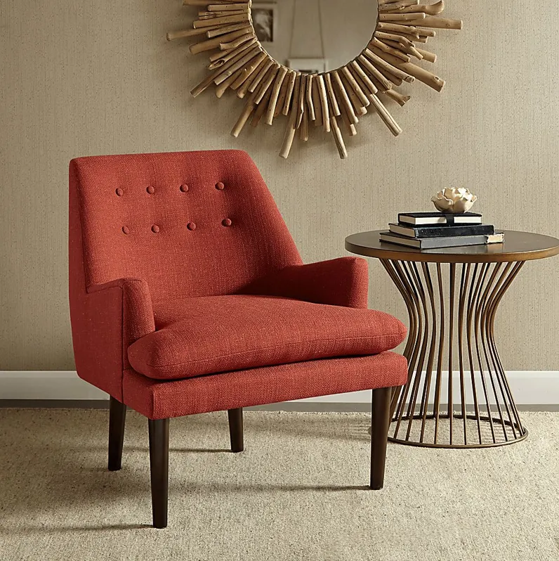 Foxshire Red Accent Chair