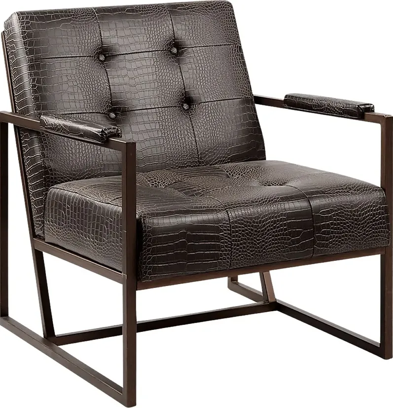 Dalark Brown Accent Chair