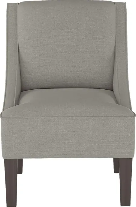 Creamy Hues Gray Accent Chair