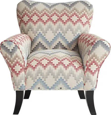 Zane Blue Accent Chair