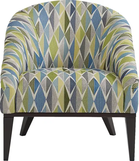East Side Agler Blue Accent Chair