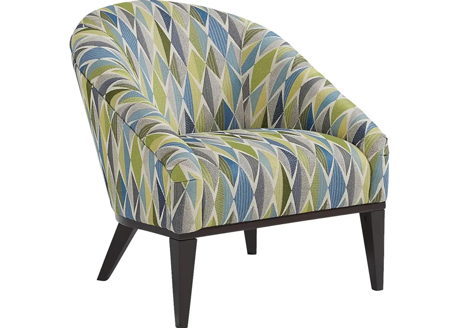 East Side Agler Blue Accent Chair