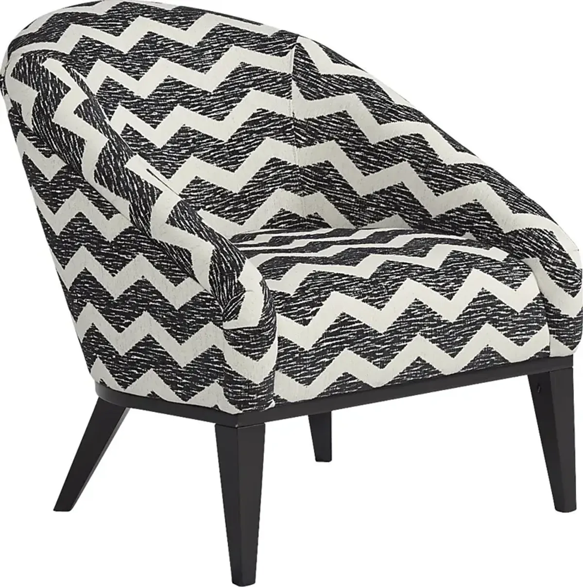 East Side Tweeter Black Accent Chair