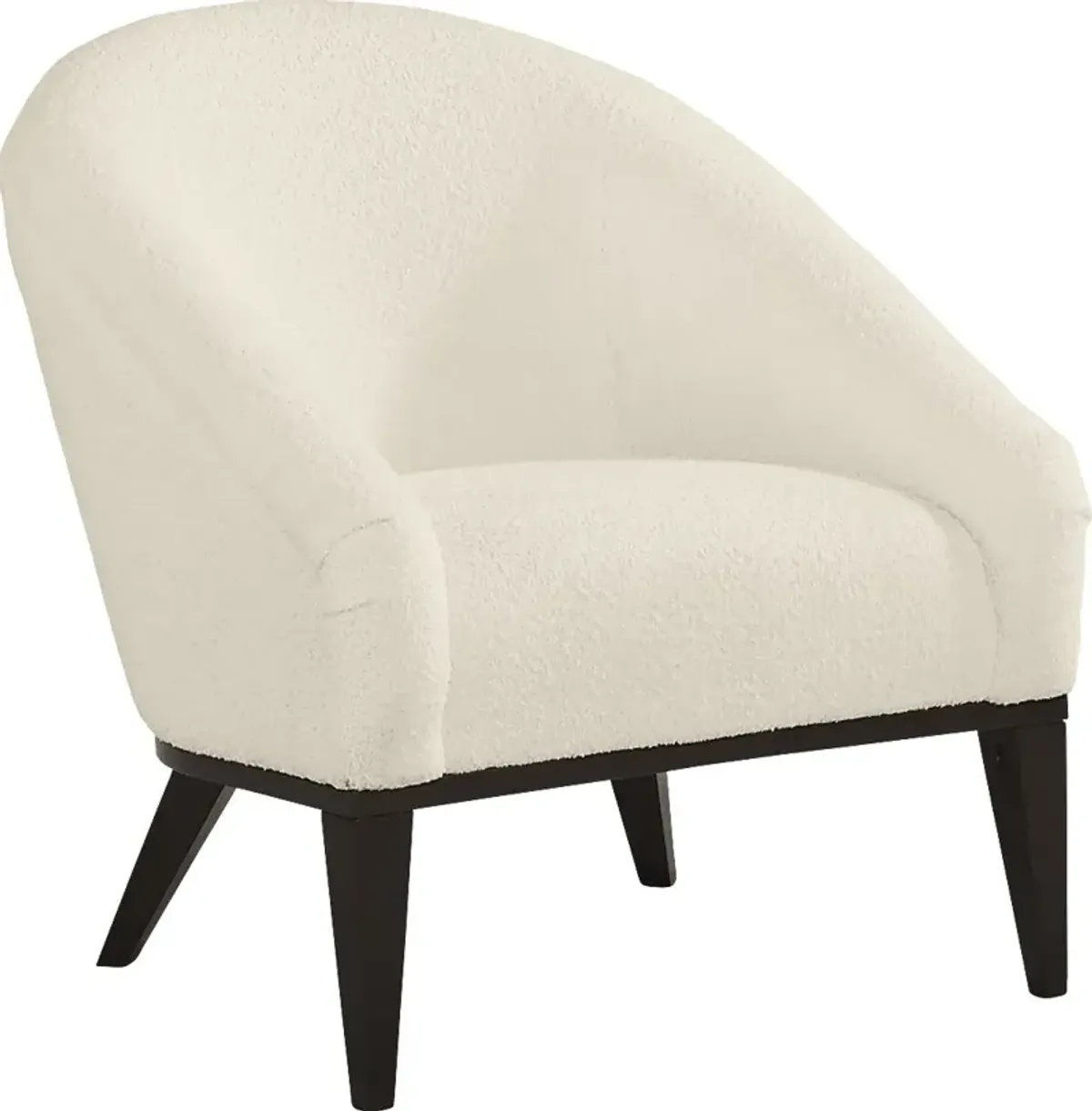 Sherpa Ivory Accent Chair