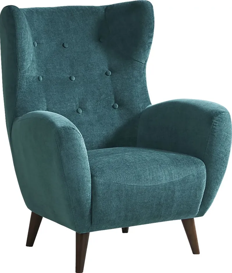 Happner Green Accent Chair