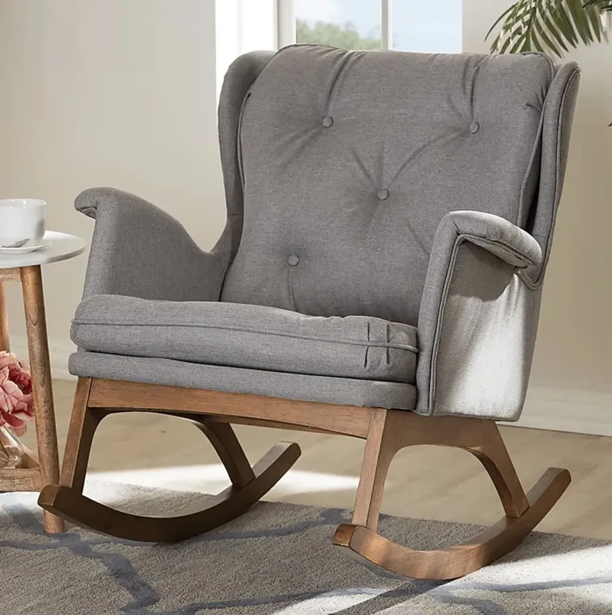 Isolde Gray Accent Chair