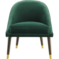 Evadean Emerald Accent Chair