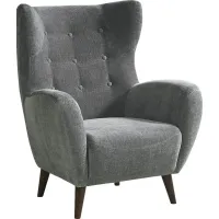 Happner Gray Accent Chair