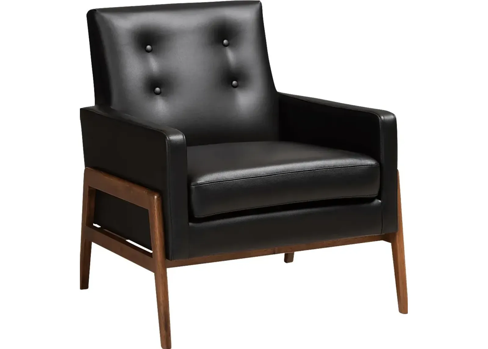 Diplari Black Accent Chair