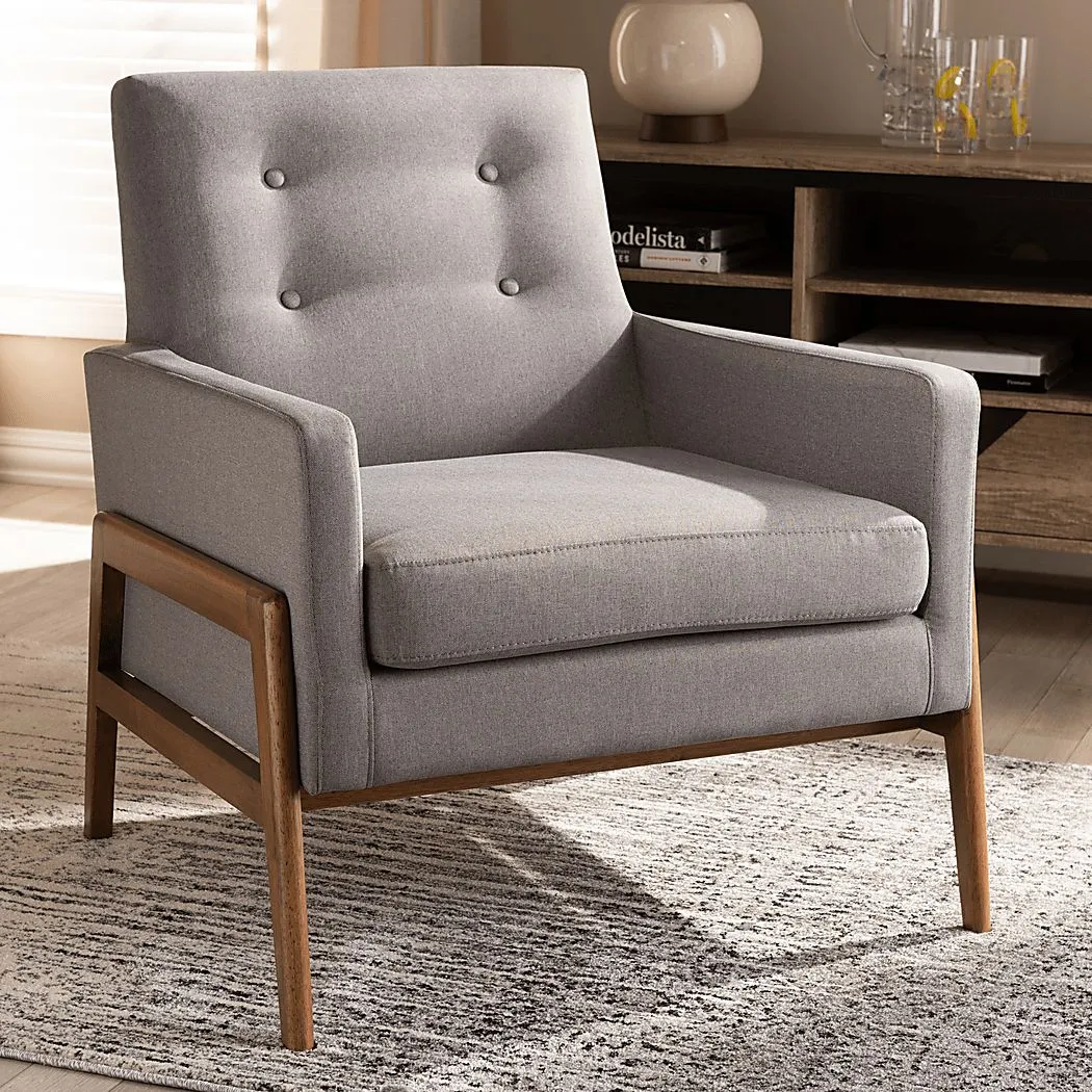 Diplari Gray Accent Chair