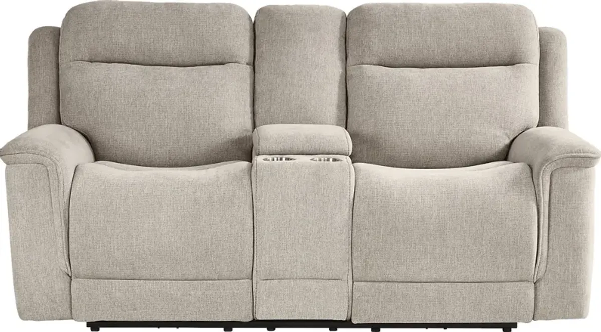 Kamden Place Cement 5 Pc Dual Power Reclining Living Room