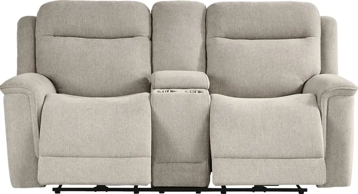 Kamden Place Cement 5 Pc Dual Power Reclining Living Room