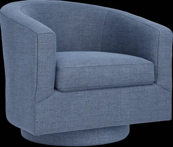 Harmonie Sapphire Swivel Chair