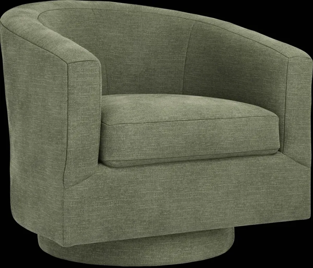 Harmonie Avocado Swivel Chair