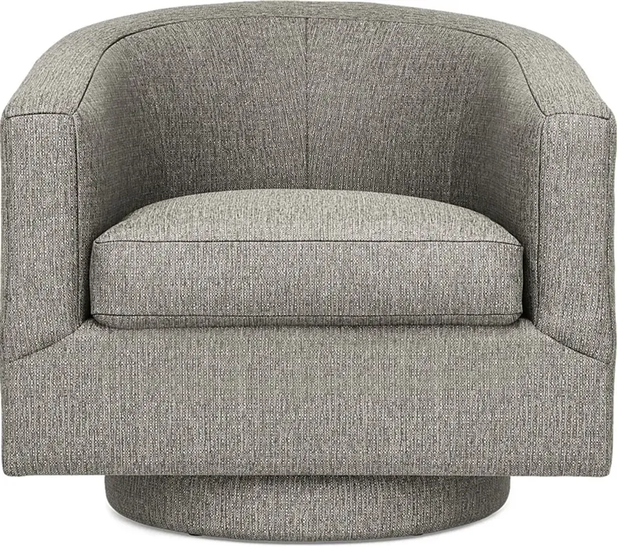 Harmonie Gray Swivel Chair
