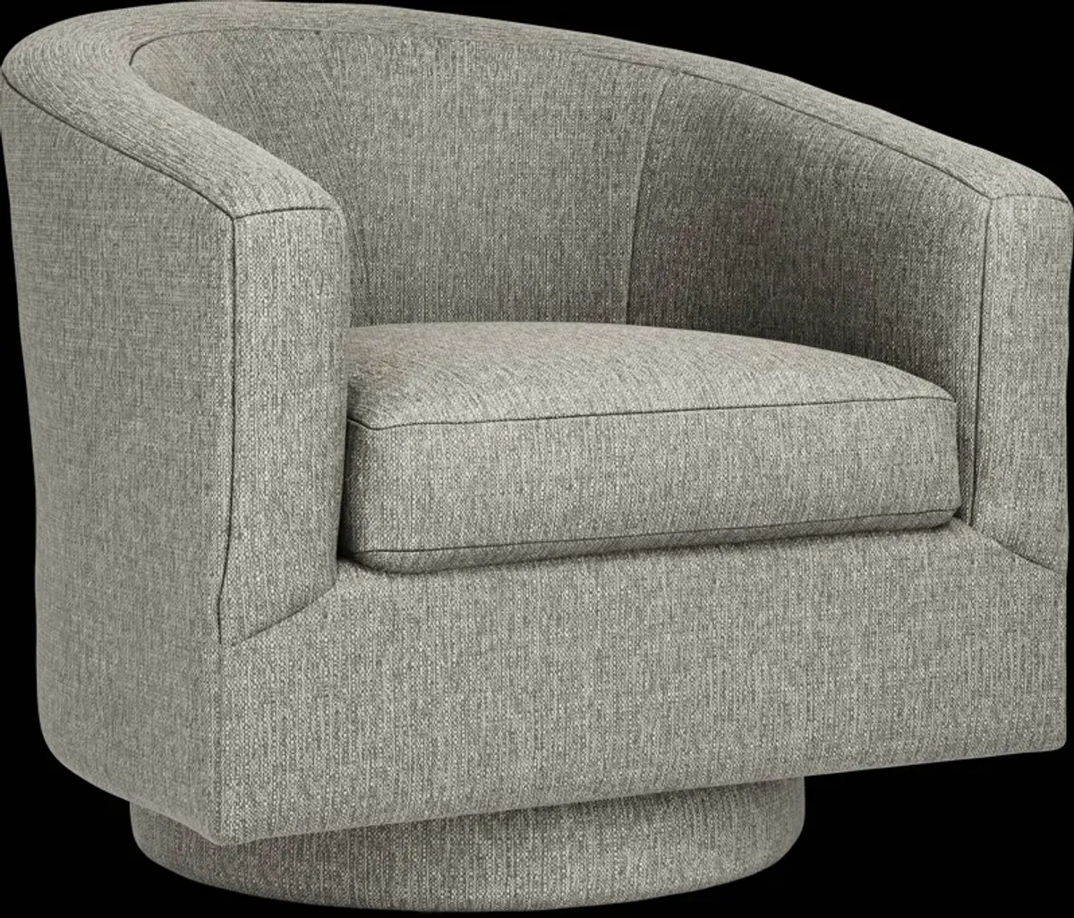 Harmonie Gray Swivel Chair